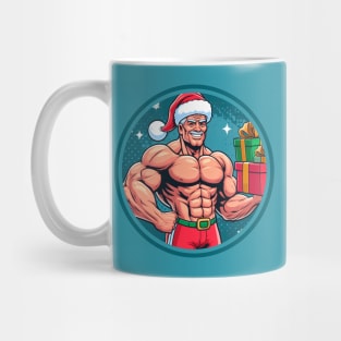 Gifts from Muscular Santa Claus Mug